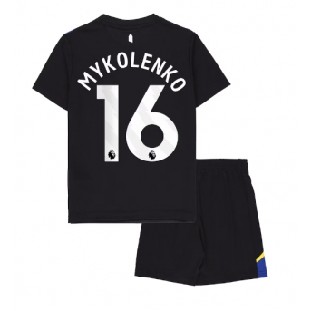 Billige Fotballdrakt Everton Vitaliy Mykolenko #16 Replika Tredjedraktsett Barn 2025-26 Kortermet (med bukser)